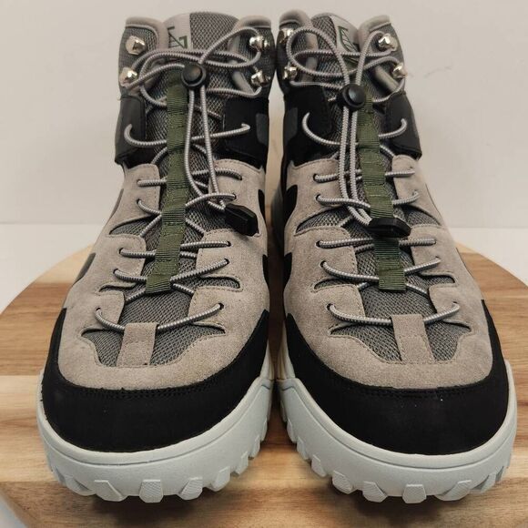 Hybrid Green Label Men's Casual Squill Sneakers Size 12 Black Gray - Picture 3 of 11